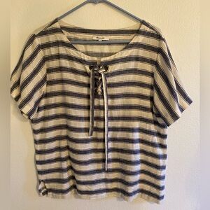 Madewell Stripped Blouse
